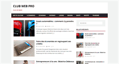 Desktop Screenshot of clubwebpro.com